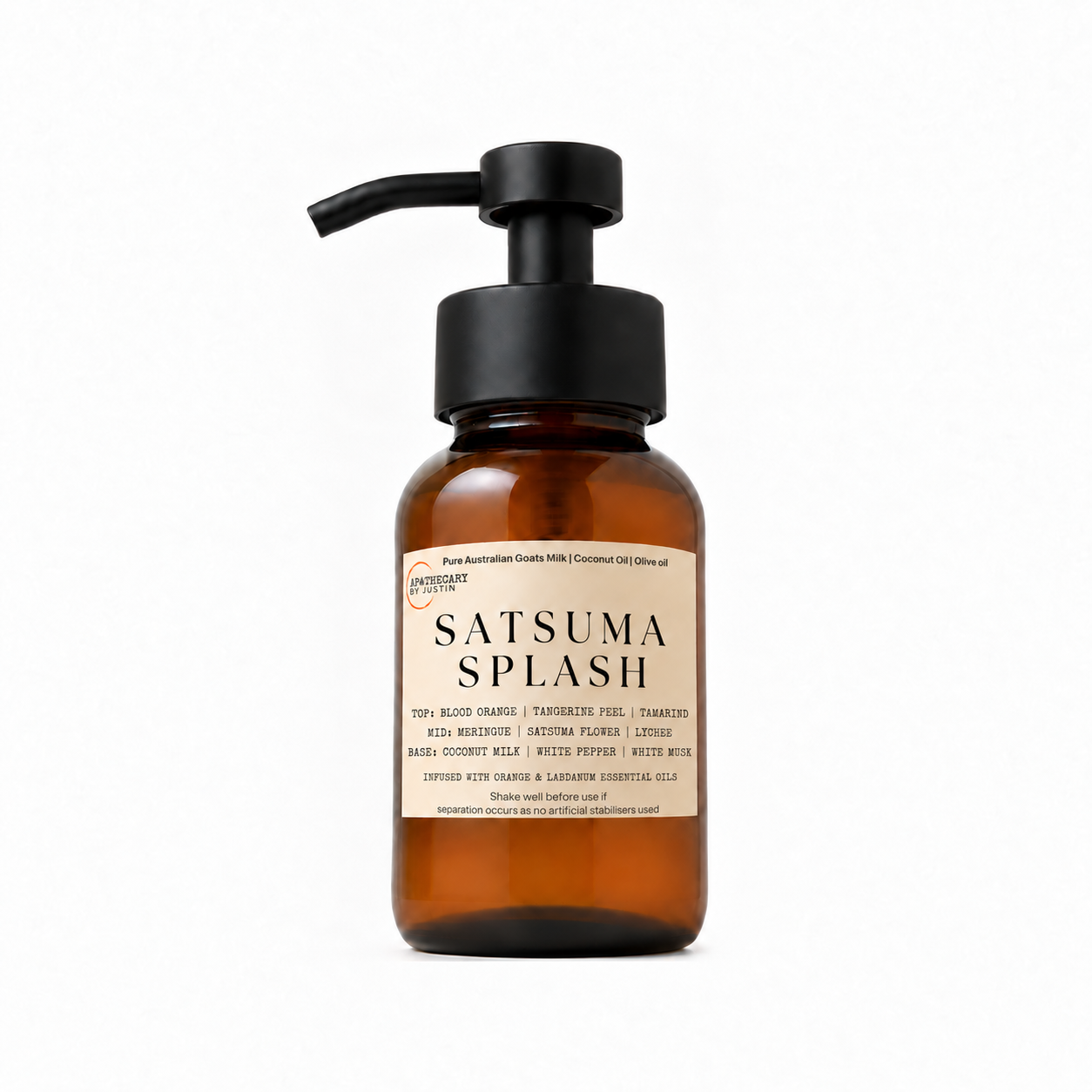 Satsuma Splash Soap-Free Wash | Blood Orange, satsuma flower, Lychee, white musk