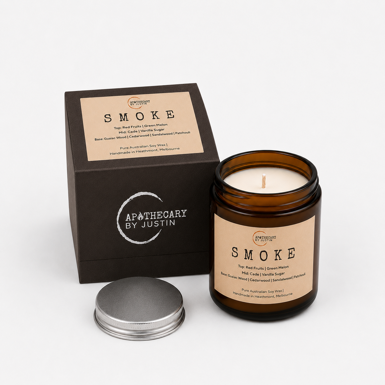 Smoke Candle | Red fruit, smoked resin, woods