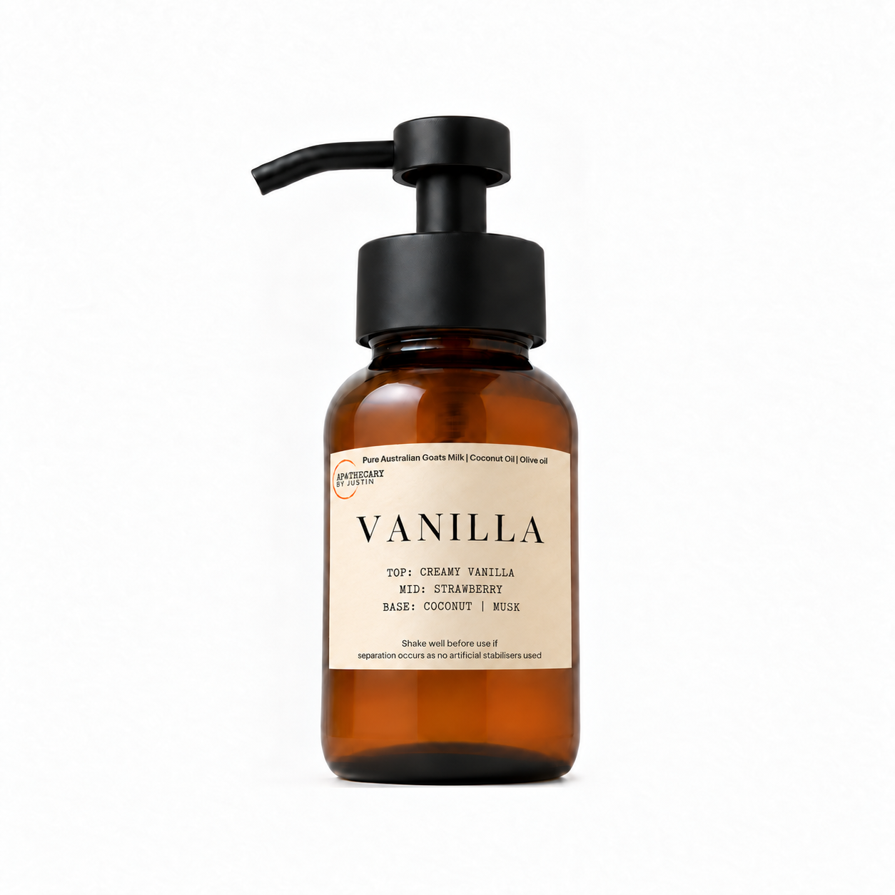 Vanilla Soap-Free Wash  | Vanilla, strawberry, coconut