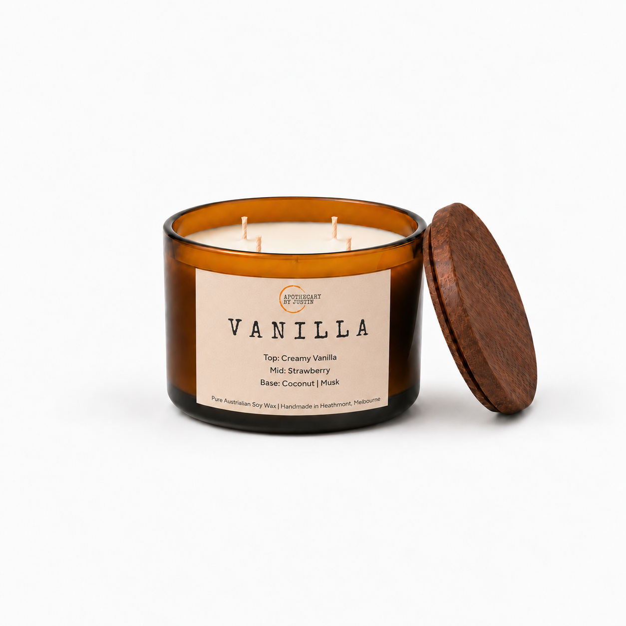 Vanilla Candle | Vanilla, strawberry, coconut