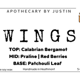 Wings Luxury Candle – Inspired by Angel | Handcrafted Soy Wax | 80-Hour Burn