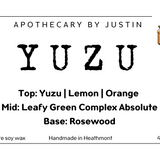 Yuzu Candle – Citrus, Floral, Wood