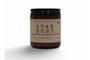 Star Dust Additive-Free Candles in amber jar with scents of apple, melon, jasmine, vanilla, and musk