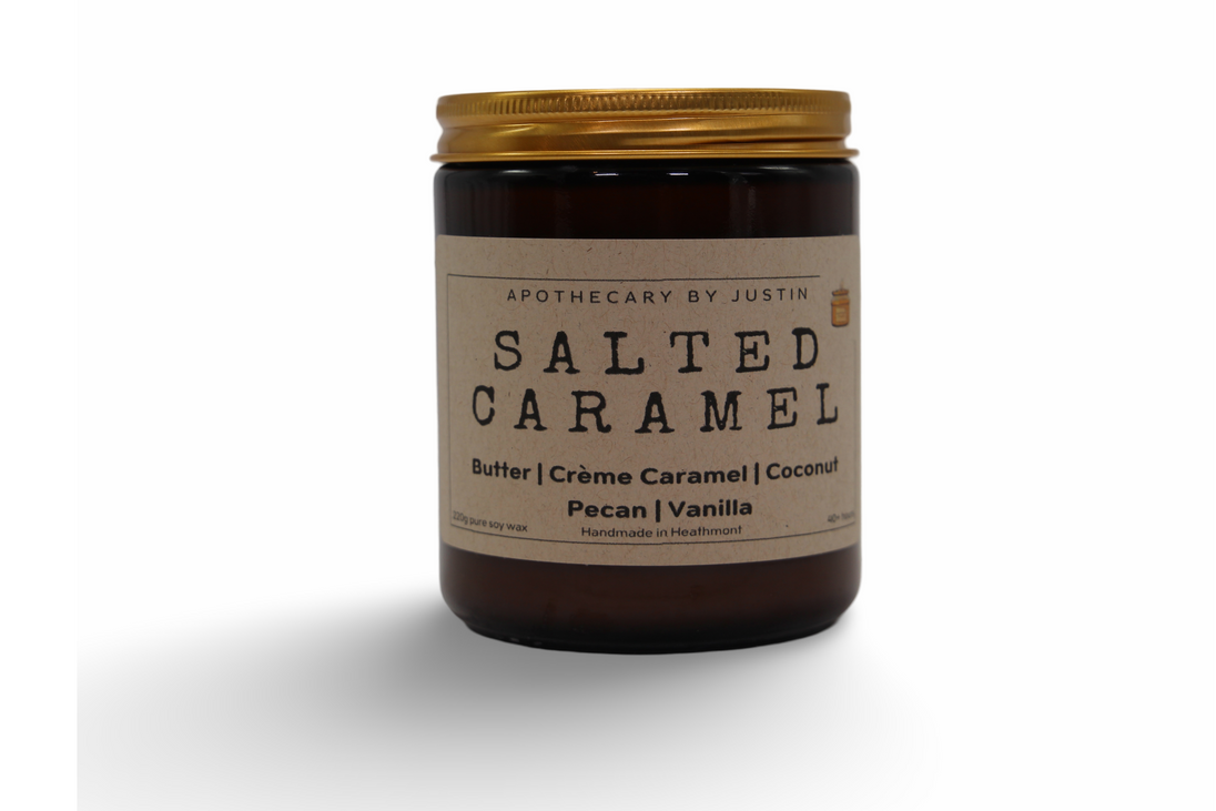 My Store Additive-Free Soy Candle in Salted Caramel Scent with Vanilla and Pecan Notes