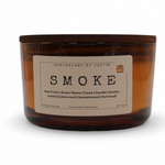 My Store Additive-Free Soy Wax Candle in Brown Jar with Smoke Scent Featuring Red Fruits and Sandalwood