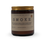 My Store additive-free soy wax candle in a jar with smoke scent including notes of green melon and cedarwood