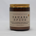 My Store Hand-Poured Aromatherapy Candle in Sahara Spice with bergamot and vanilla bean scents
