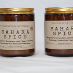Hand-Poured Aromatherapy Candle in Sahara Spice Scent with Notes of Bergamot and Vanilla Bean