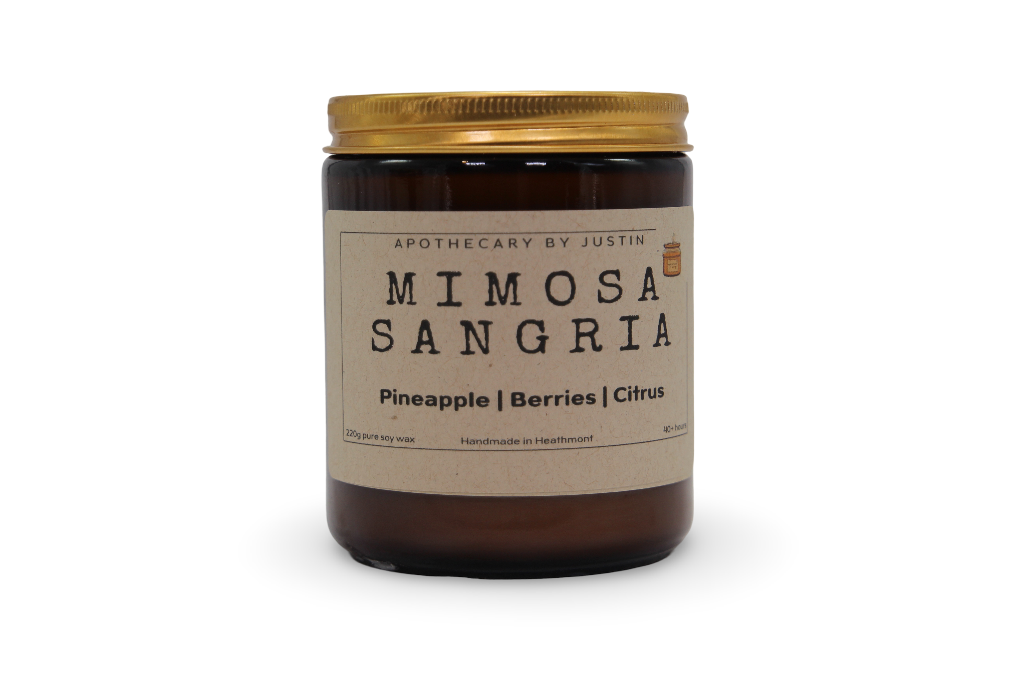 Mimosa Sangria candle online featuring notes of pineapple, berries, and citrus in a stylish jar