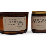 Mimosa Sangria candle online in two sizes with pineapple, berries, and citrus fragrance