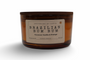 My Store Brazilian Bum Bum Candle with Coconut, Vanilla and Orange in Amber Glass for pure fragrance candles