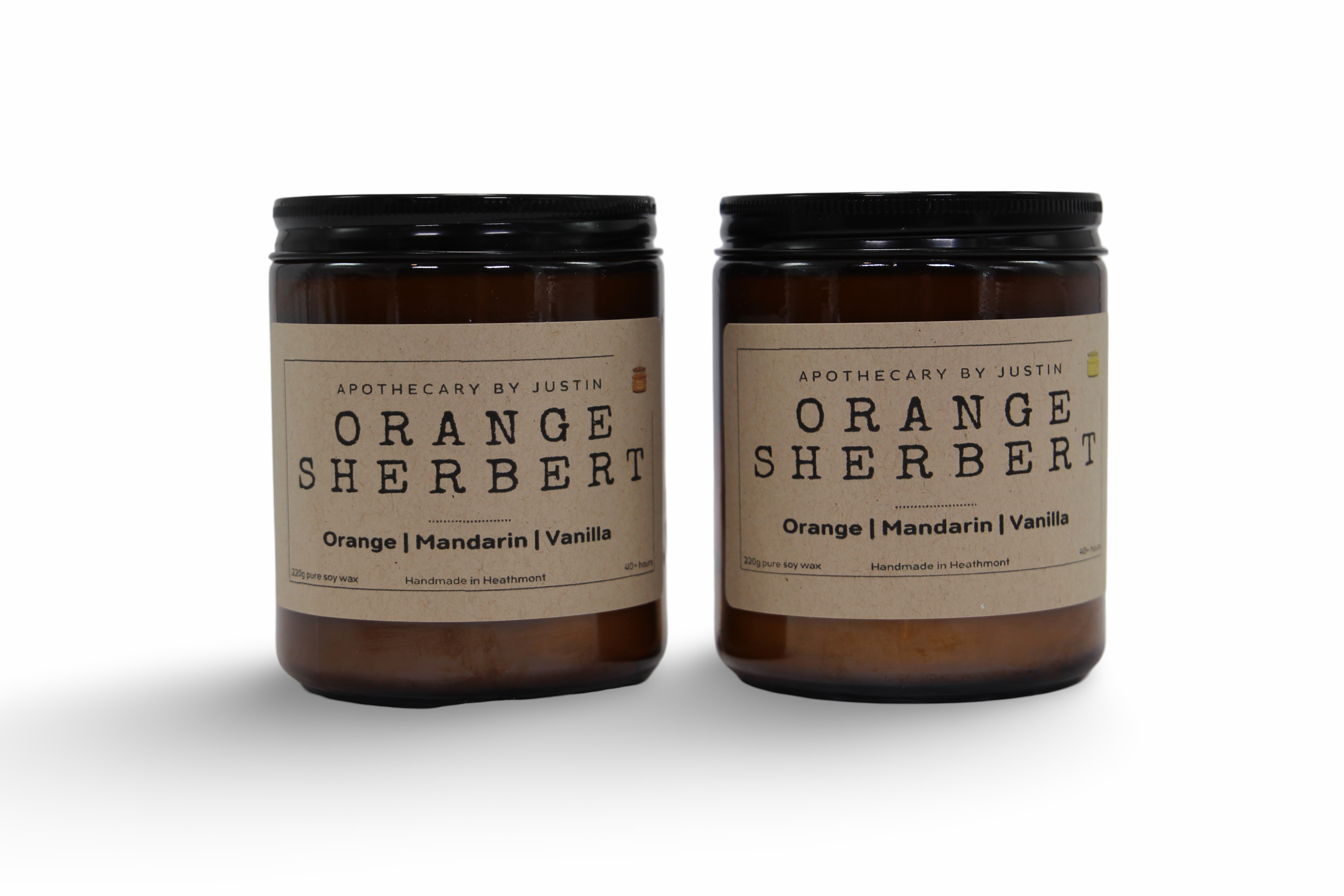 My Store scented candles with free samples in Orange Sherbert scent featuring orange and mandarin notes