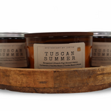 My Store Tuscan Summer Strong Hot-Throw Candle Set with Bergamot, Peach Fig, and Vanilla Bean Scents