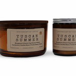 Hand-poured soy wax candle with juicy fig and cyclamen fragrance