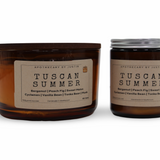 Hand-poured soy wax candle with juicy fig and cyclamen fragrance