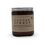 Tuscan Summer luxury scented candle with bergamot and peach notes