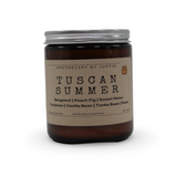 Tuscan Summer luxury scented candle with bergamot and peach notes