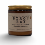 My Store Byron Bay Candle with Bergamot, Cardamom, and Sandalwood for strong hot-throw candles