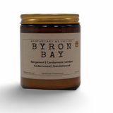 My Store Byron Bay Candle with Bergamot, Cardamom, and Sandalwood for strong hot-throw candles