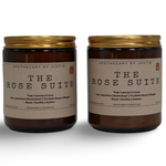 My Store strong hot-throw candles in amber jars featuring rose and ginger scents