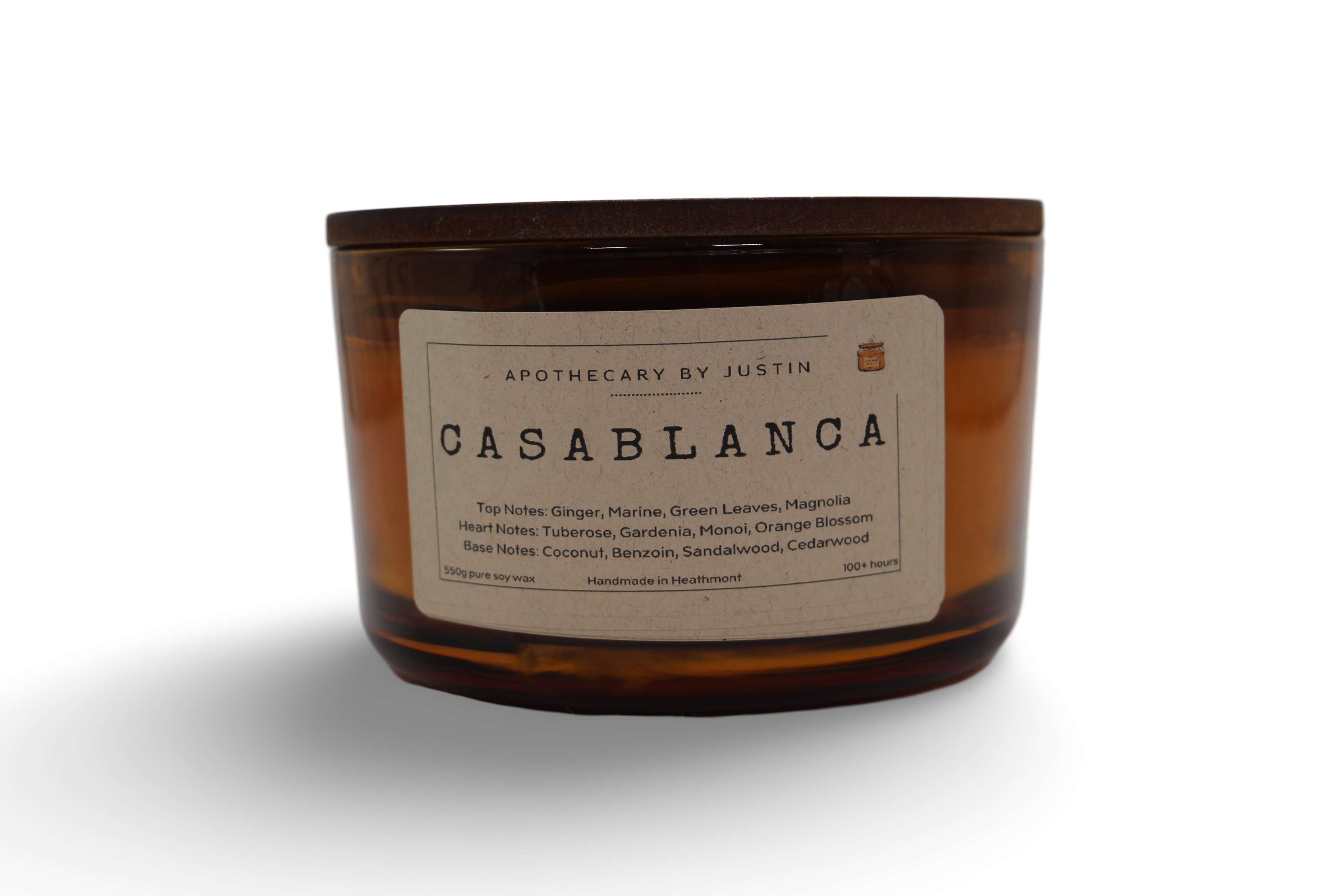 My Store unique scented candles free delivery with a Casablanca scent featuring ginger and cedarwood