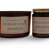 My Store vegan soy candle gift pack featuring Peach, Plum, Peony, Violet scents in amber jars