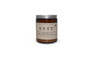 My Store vegan soy candles hand-poured in a stylish amber jar with Envy label
