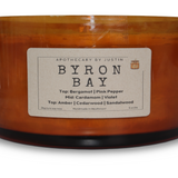 Byron Bay Candle – Coastal Serenity with Sandalwood & Amber Musk