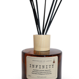 Infinity Luxury Candle – Masculine Woody & Vanilla Scent | Handcrafted Soy Wax