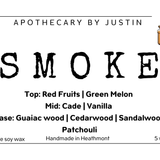 Smoke Candle – Warm & Woody Scented Soy Wax Candle