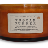 Tuscan Summer Candle – Luxury Scented Candle with Bergamot & Vanilla
