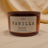 Vanilla Candle – Dark, boozy, vanilla
